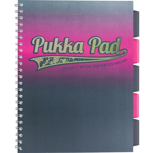  Spiralna bilježnica Pukka Pad Project Book Electra, A4 crte