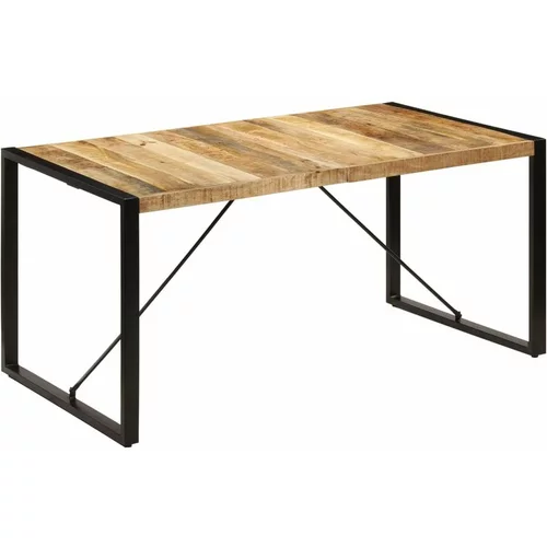  Blagovaonski stol od masivnog drva manga 160 x 80 x 75 cm