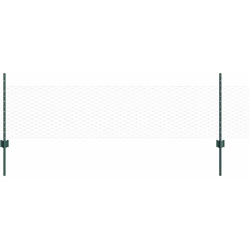  Heksagonalna ograda s stubom 50 x 0,5 m Čelik premazan PVC-om Slike
