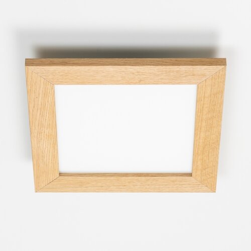 Brilagi - LED prigu&amp;scaron;iva svetiljka SLIMFRAME WOOD LED/25W/230V 34x34 cm + daljinski upravljač Slike