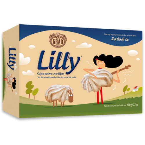 Kraš Čajno pecivo od vanile Lilly, 220 g Slike