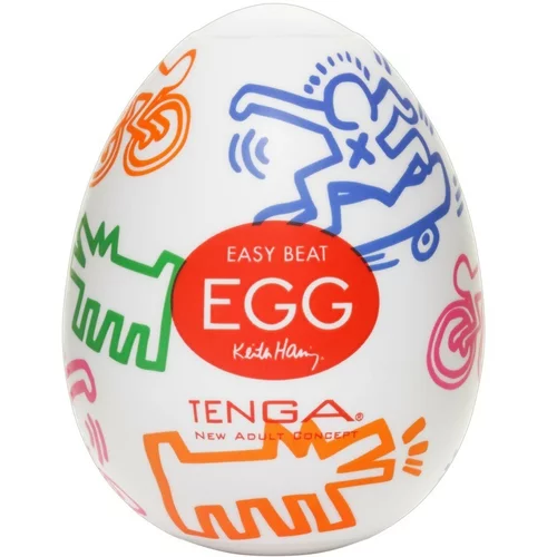 Tenga Egg Keith Haring Street - jaje za masturbaciju (1kom)