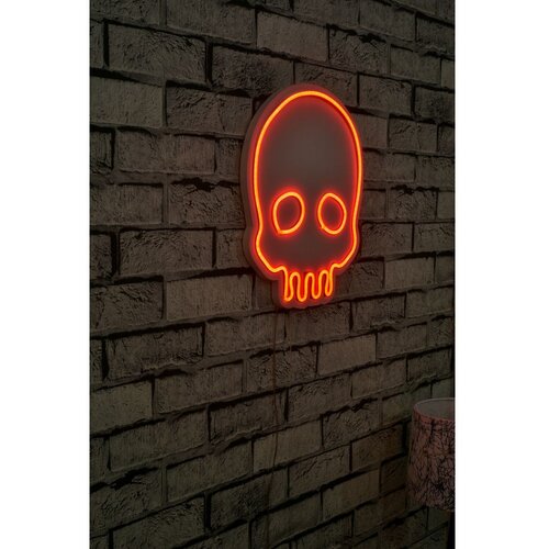 Wallity Zidna LED dekoracija Skull, IP67, 375 cm, 12V, Crvena Slike