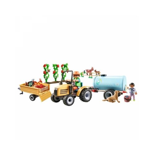 Playmobil country traktor sa prikolicom cisternom Slike