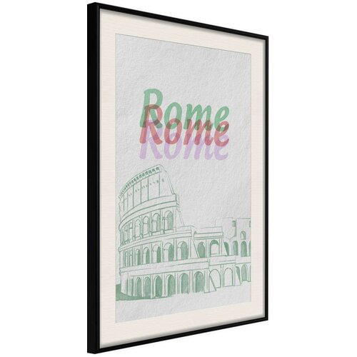  Poster - Pastel Rome 20x30 Slike