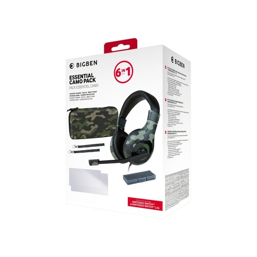 Nacon 6 in 1 camo pack za nintendo switch &amp;amp; switch lite slu&amp;scaron;alke Slike
