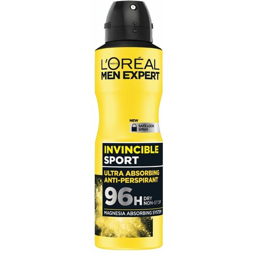 Loreal l'oreal paris men expert invincible sport 96h dezodorans u spreju 150 ml Slike