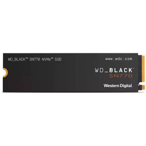 Western Digital 500GB M.2 NVMe Gen4 S500G3X0E SN770 Black Cene