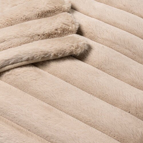 Douceur d int&amp;eacute;rieur Bež odeja iz mikropli&amp;scaron;a 125x150 cm Boudoir &amp;ndash; Slike