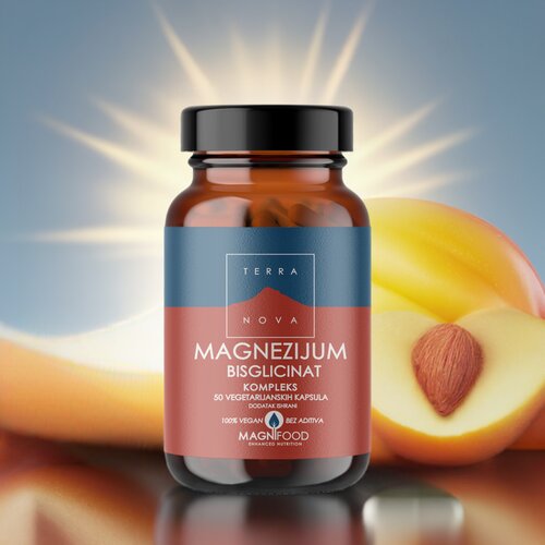 Terranova magnezijum bisglicinat 100mg &amp;ndash; podr&amp;scaron;ka za mi&amp;scaron;iće, srce i energiju Slike
