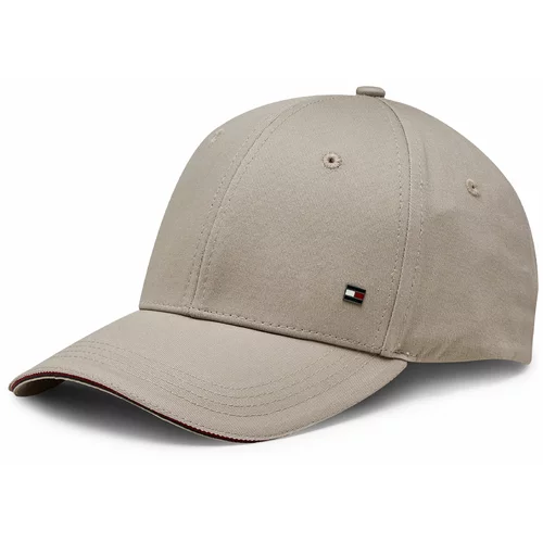 Tommy Hilfiger Kapa s šiltom Th Corporate Cotton 6 Panel Cap AM0AM12035 Smooth Taupe pkb