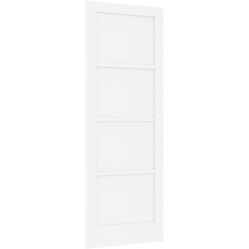 VidaXL Notranja vrata &amp;#039;ORKDAL&amp;#039;Bela 78x211x4 cm Trdna lesena borovina Slike