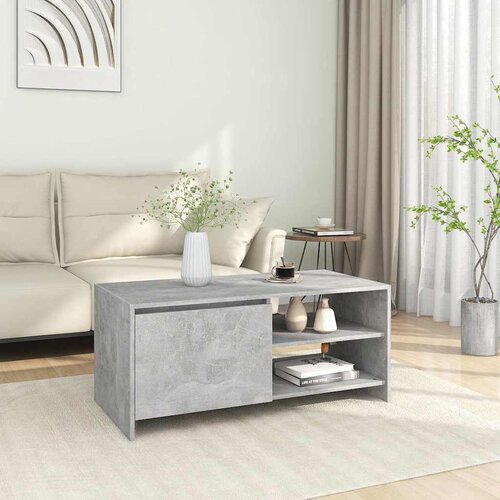 vidaXL Stolić za kavu boja betona 102 x 50 x 45 cm konstruirano drvo Cene