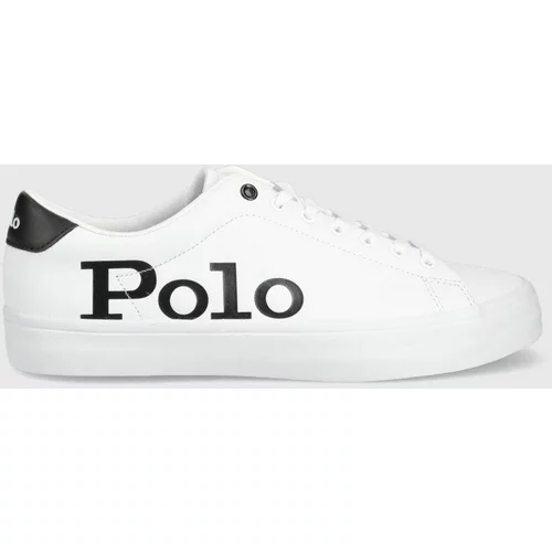 Polo Ralph Lauren Kožne cipele Longwood boja: bijela