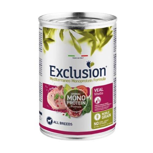 Exclusion Veal Monoprotein Grain Free 400g Slike