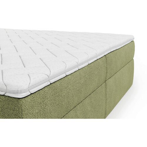 Chameo POSTELJA Z VZMETNICO 140 cm x 200 cm , tekstil zelena Slike
