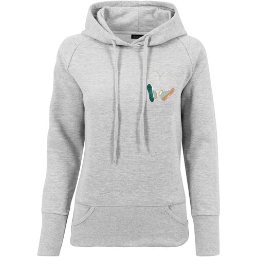 MT Ladies Damen Ladies Kicks Love EMB Hoody grey Slike