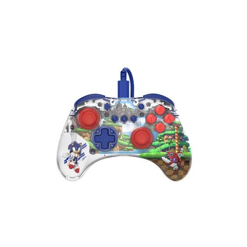 Nintendo Switch Realmz Wired Controller - Sonic Green Hill Zone Cene