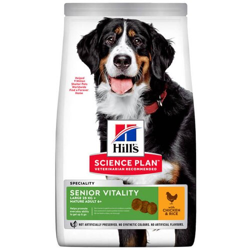 Hill’s Science Plan Senior Vitality Large Breed Mature Adult - hrana za starije pse velikih rasa sa piletinom i pirinčem (14kg) Cene