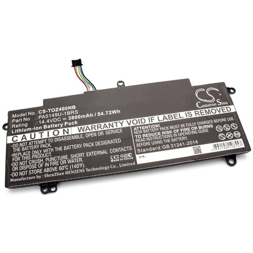 VHBW Baterija za Toshiba Tecra Z40 / Z40-A / Z50 / Z50-A, 3800 mAh Slike