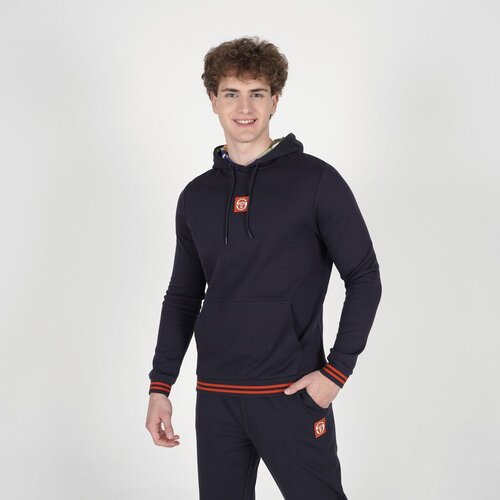 Sergio Tacchini Mu&amp;scaron;ki duks sa kapuljačom Modulo Verde Hoody M, Teget Slike