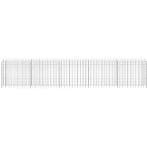  Gabionska sadilica od pocinčanog čelika 450 x 30 x 90 cm Slike