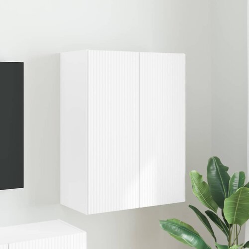 TV zidni ormar Zidne Bijelo 59,5 x 31 x 80 cm Konstruirano drvo Cijene