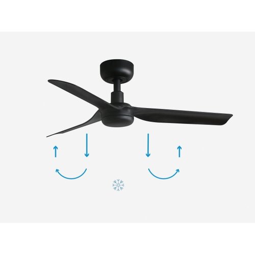 Faro 33822 - Plafonski ventilator MINI PUNT S, u crnoj boji, prečnika 90 cm, sa daljinskim upravljačem Slike