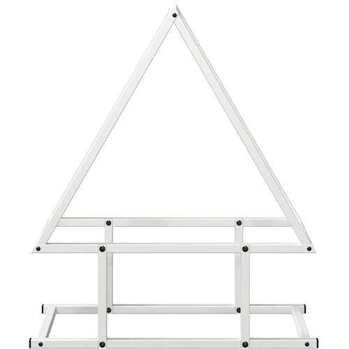  Stalak za drva bijeli 50x25x60cm hladno valjani čelik Slike