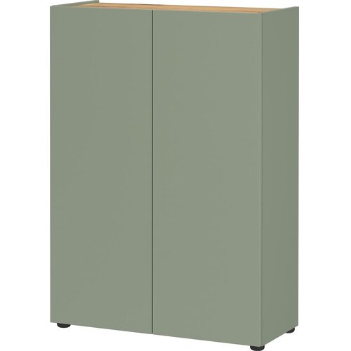 Germania Svijetlo zeleni ormarić za cipele u dekoru hrasta 74x105x33 cm Alviano – Cijene