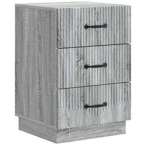  Noćni ormar Siva sonoma 43 x 41 x 63 5 cm Konstruirano drvo - Siva sonoma Cene
