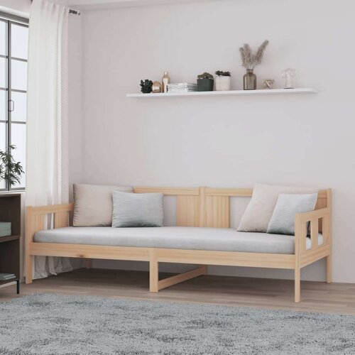  Dnevni ležaj od masivne borovine 80 x 200 cm Slike