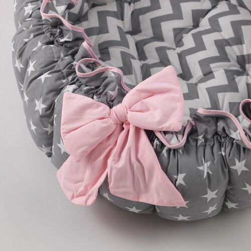 Belis soft baby podloga za igru grey-pink Cene