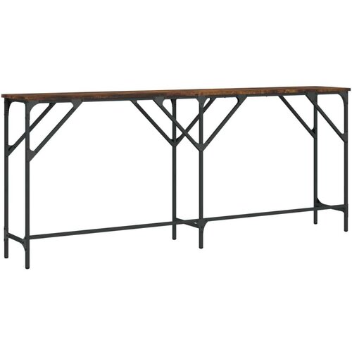  Konzolni stol boja hrasta 180x29x75 cm od konstruiranog drva Slike