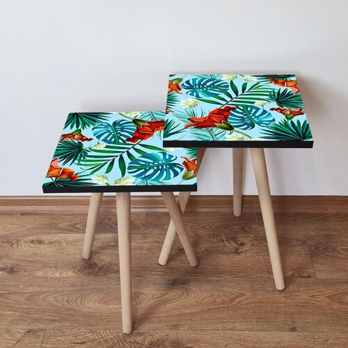 Hanah home set klub stočića 2Shp199, 2 komada, &amp;Scaron;areni Slike