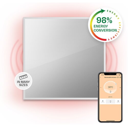 Klarstein La Palma 500 pametni grijač 2 u 1 infracrveni konvektor 60x60cm 500W ogledalo prednje Cijene