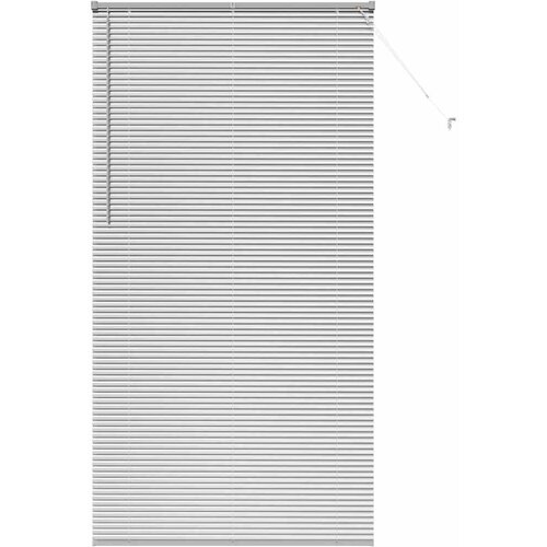 vidaXL Venecijanske žaluzije srebrna 220 x 115 cm Aluminij, (5000178302) Cene