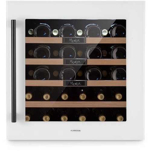 Klarstein Vinsider 36 Built-In Uno, ugradbeni ormarić za vino, 36 boca, 92 litre, nehrđajući čelik Cijene