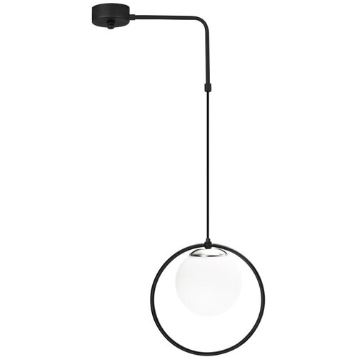 Opviq lights crna metalna viseća svjetiljka Elpidas Slike