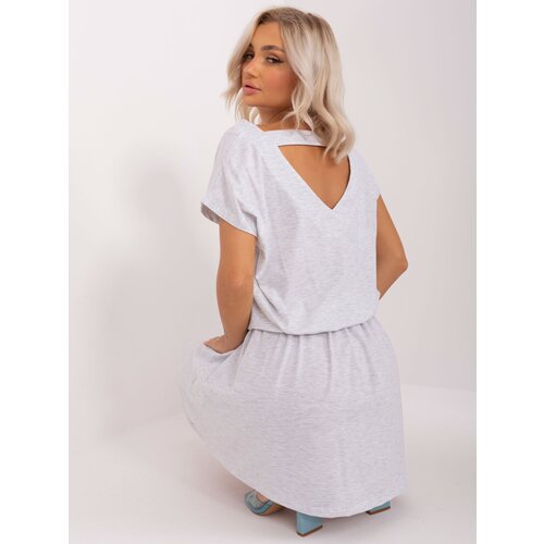 Lily Rose Dress-EM-SK-HS-21-105.12-light gray Slike