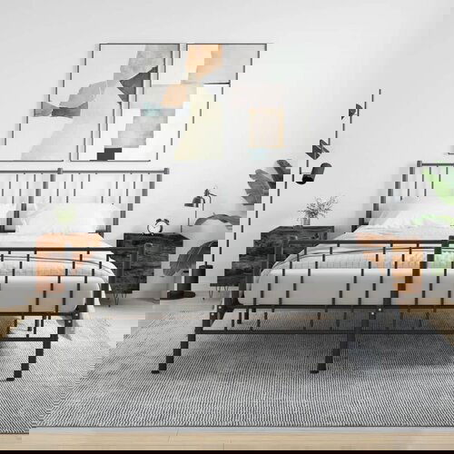 VidaXL Nočna omarica 2 kosa dimljen hrast 40x35x47,5 cm inženirski les Slike