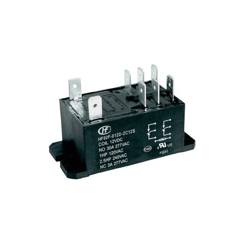 Hongfa Snažan relej HF92F HF92F-012D-2A21S, 12 V/DC, 2 x radni k., 30 A, 277 V/A Cijene