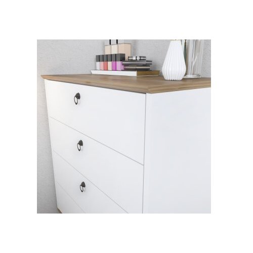 Hanah home sahra - white, walnut whitewalnut dresser Slike