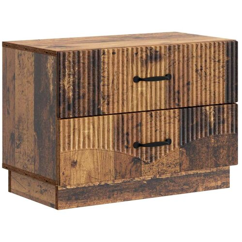  Noćni ormar Staro drvo 62 x 34 5 x 44 5 cm Konstruirano drvo - Staro drvo Cene