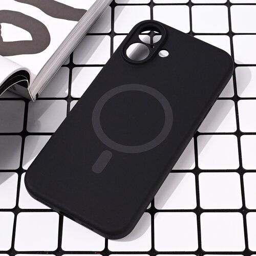  Torbica Magsafe Pure color za iPhone 16 Plus 6.7 crna Slike
