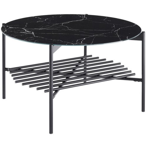 Livetastic Klubska Miza Marble, Črna, Ø 84cm Cene