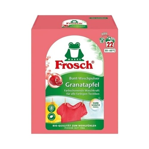 Frosch Pralni pra&amp;scaron;ek za barvna oblačila - Granatno jabolko Slike