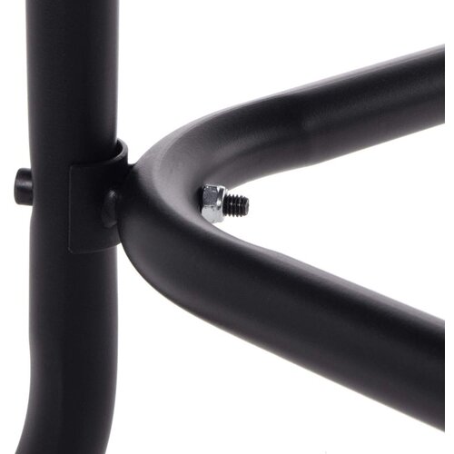 Springos metalni vrtni stol 140x80 cm crni Slike