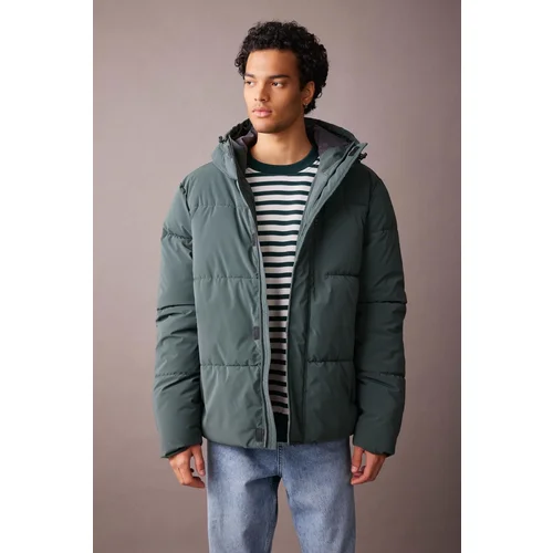 Defacto Regular Fit Hooded Puffer Coat