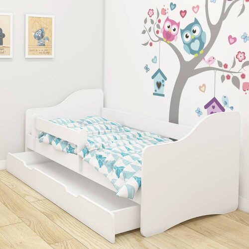  Otro&scaron;ka postelja ACMA III brez motiva, stranska bela + predal 160x80 cm Cene